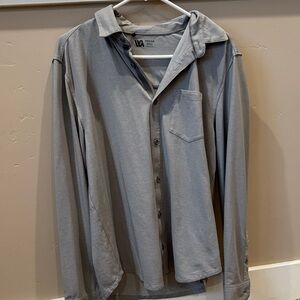 Men's Gray Dress Shirt